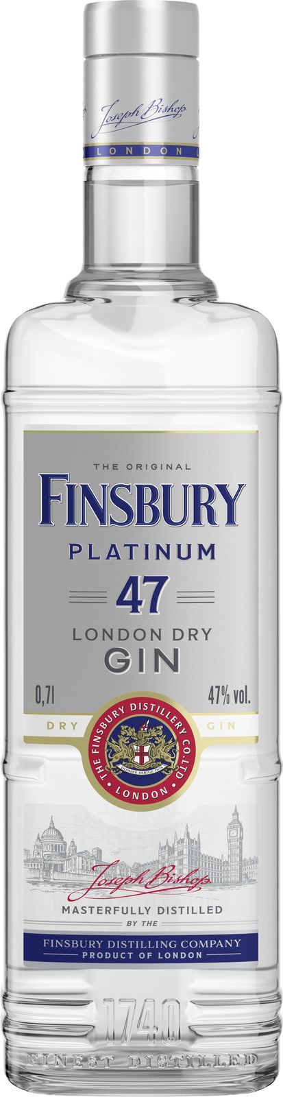 /Finsbury Gin Platinum
London Dry 47 %