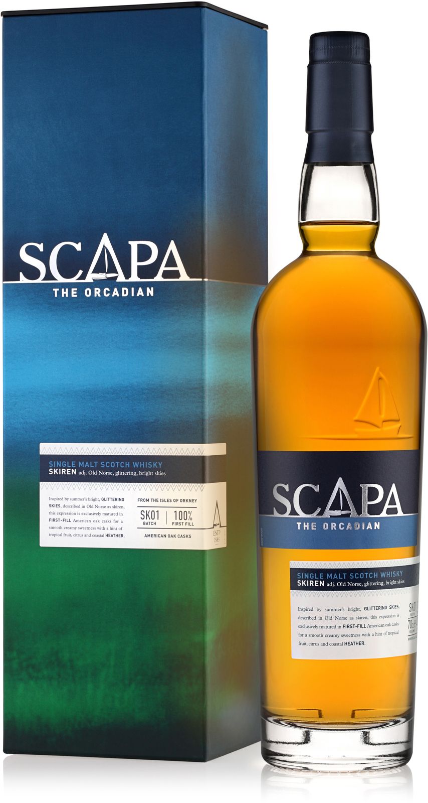 *Scapa Whisky The Orcadian 
Orkney Malt Skiren