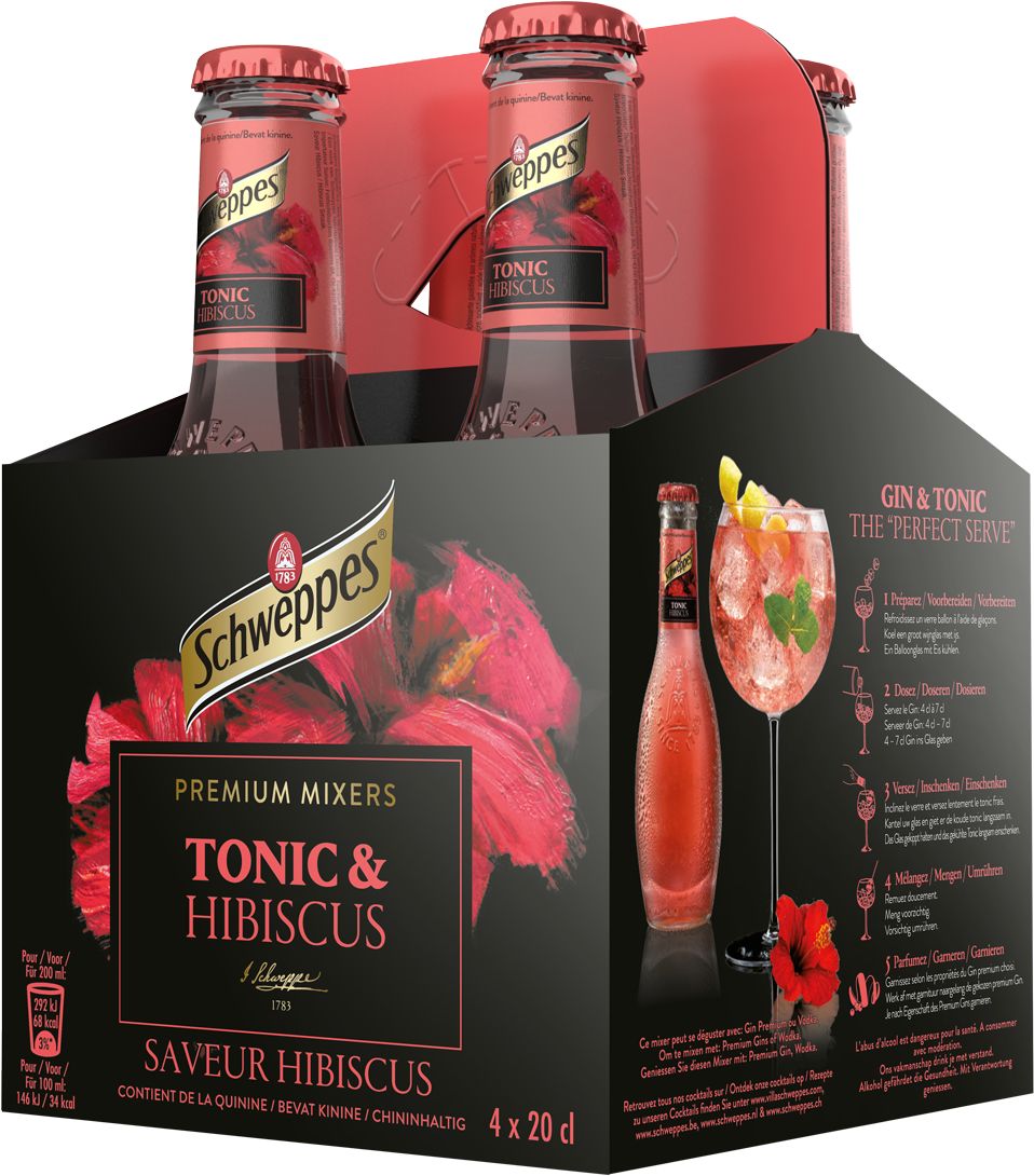 Schweppes Hibiscus & Tonic VP
Sélection 6 x 4-pack