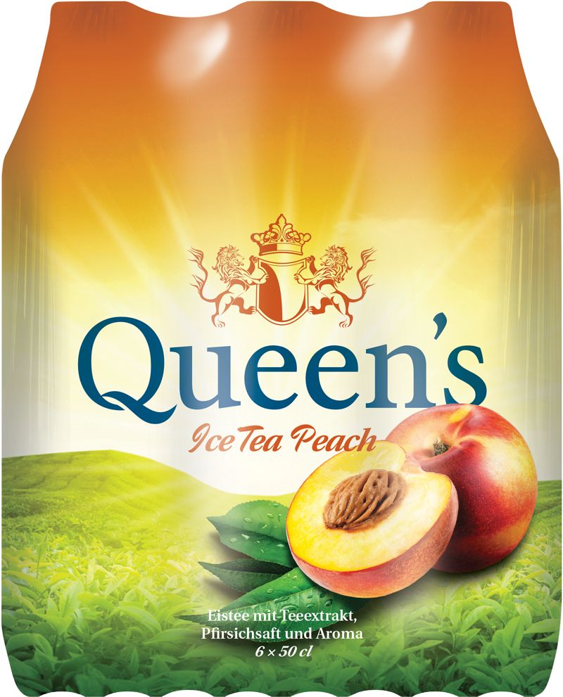 /Queen's Ice-Tea Pêche Pet  **
4 x 6-Pack