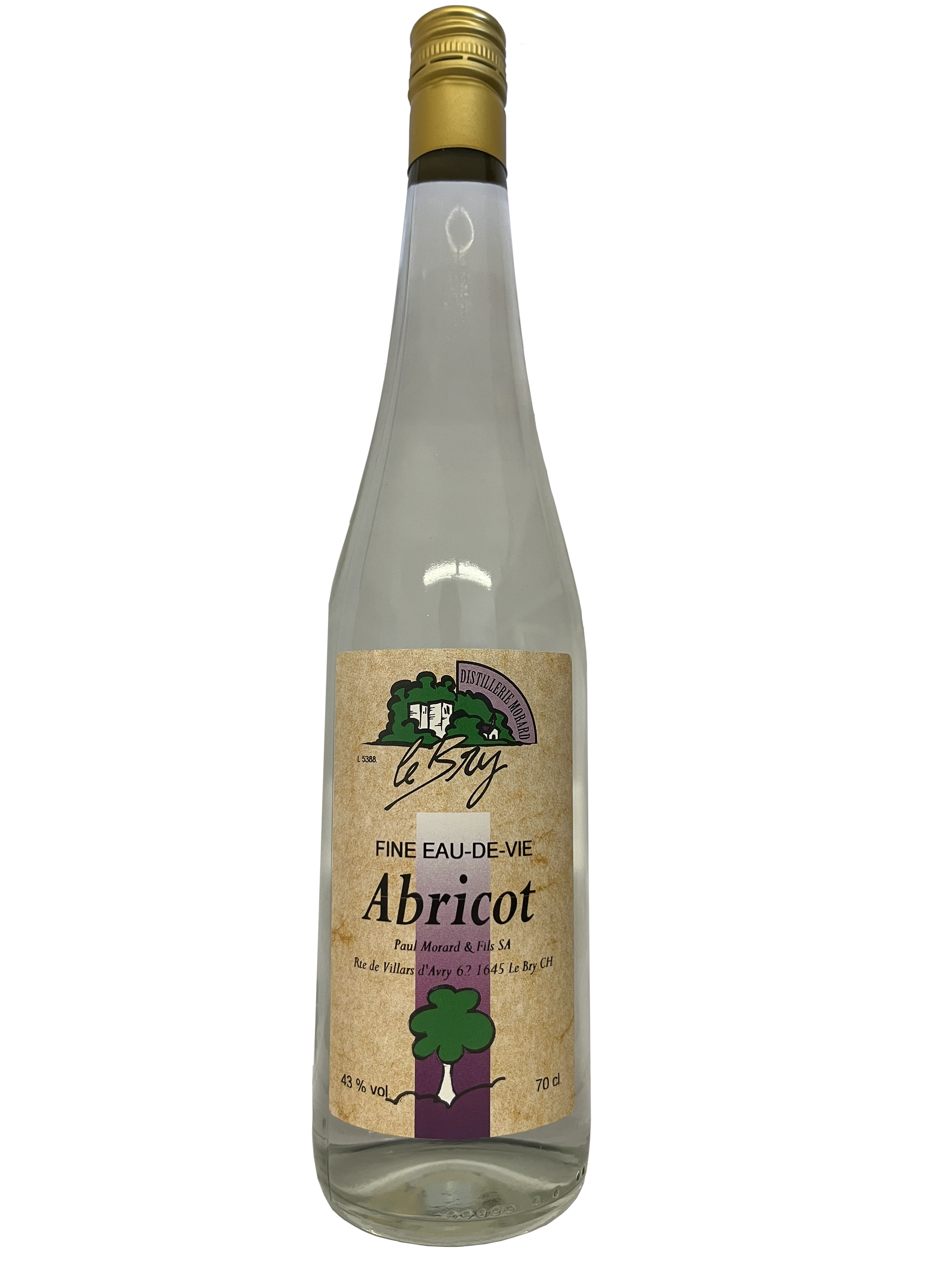 Morard Abricot 
Eau-De-Vie Le Bry
