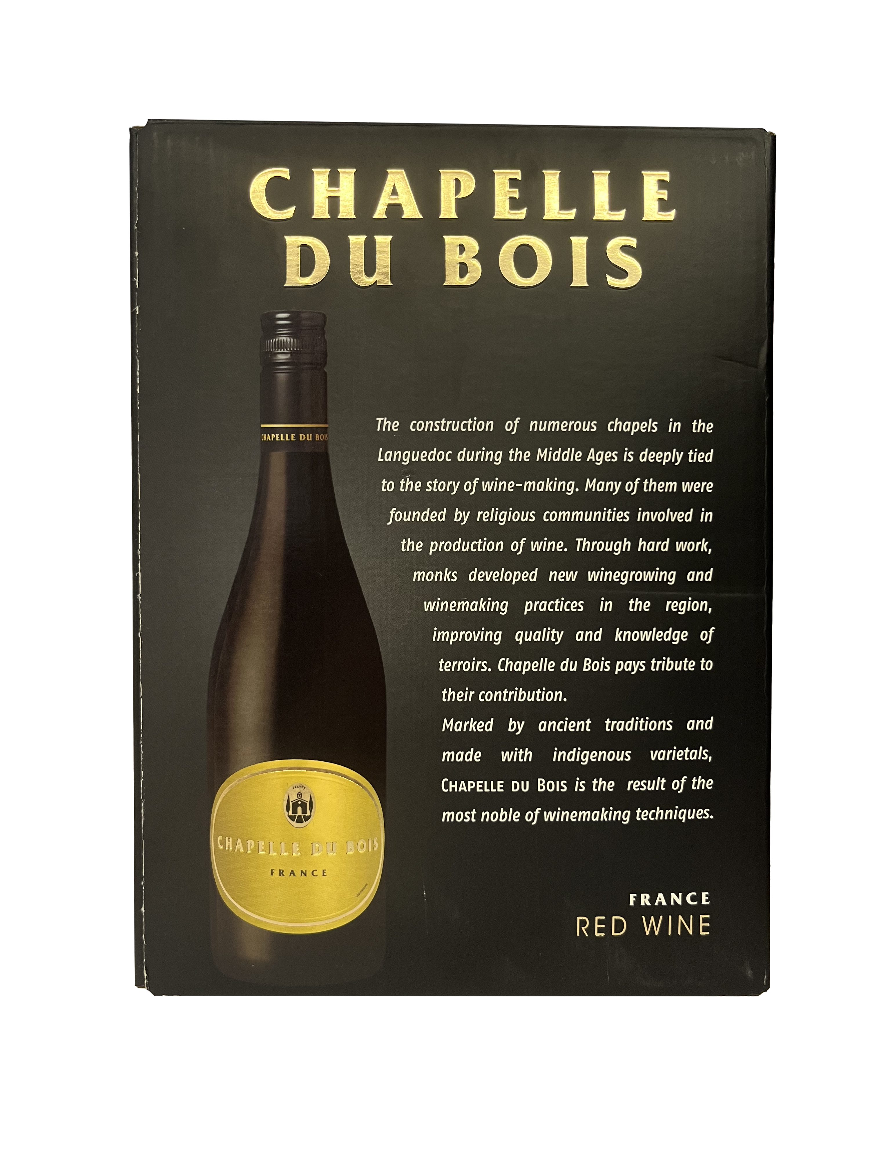 Chapelle des Bois assemblage rouge cubi 3l