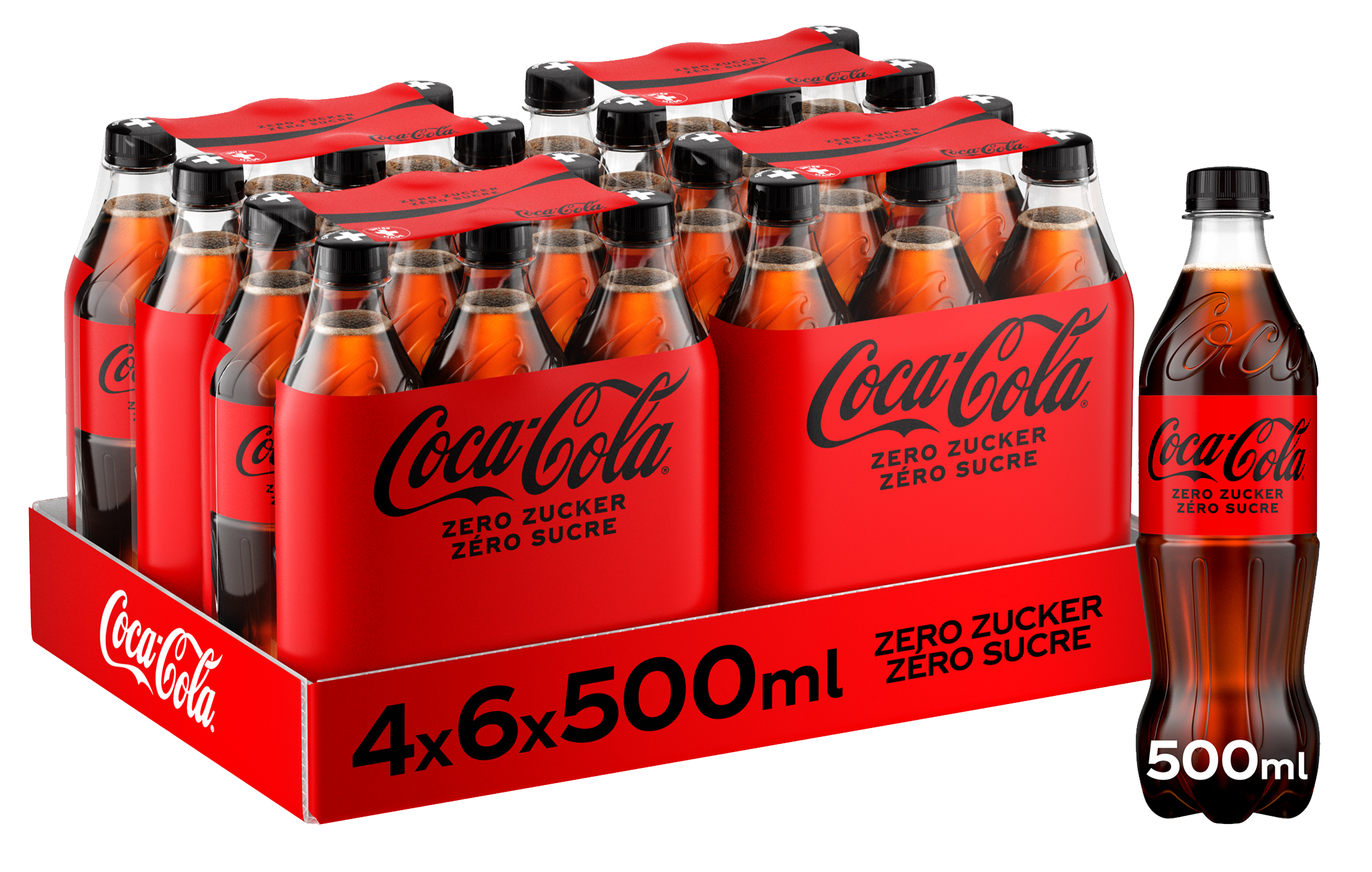 Coca-Cola zéro Pet  **4 x 6-pack