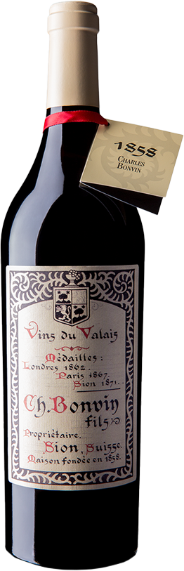 Cuvée 1858 assemblage rouge 
Domaine Bonvin C/Bois AOC