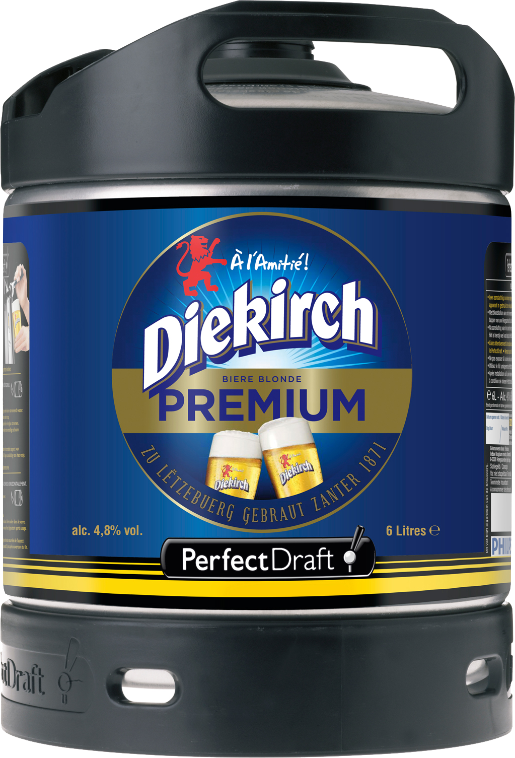 Diekirch premium 6l mini-fût
Perfect Draft