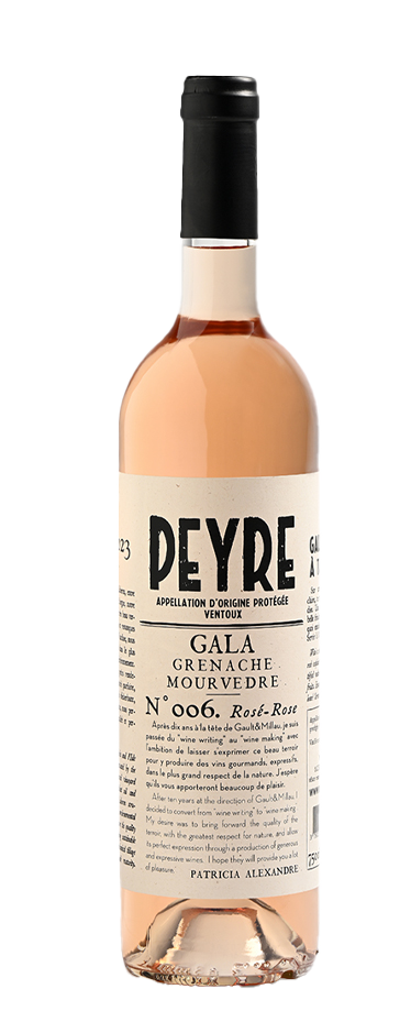 Gala assemblage rosé
Domaine des Peyre Ventoux AOP