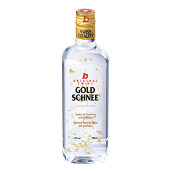Goldschnee cannelle 
paillettes d'or