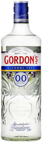 Gordon's dry gin 0.0 %
sans alcool