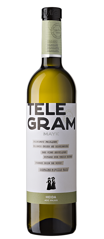 Heida Telegram AOC Valais  **Les Fils Maye, Riddes