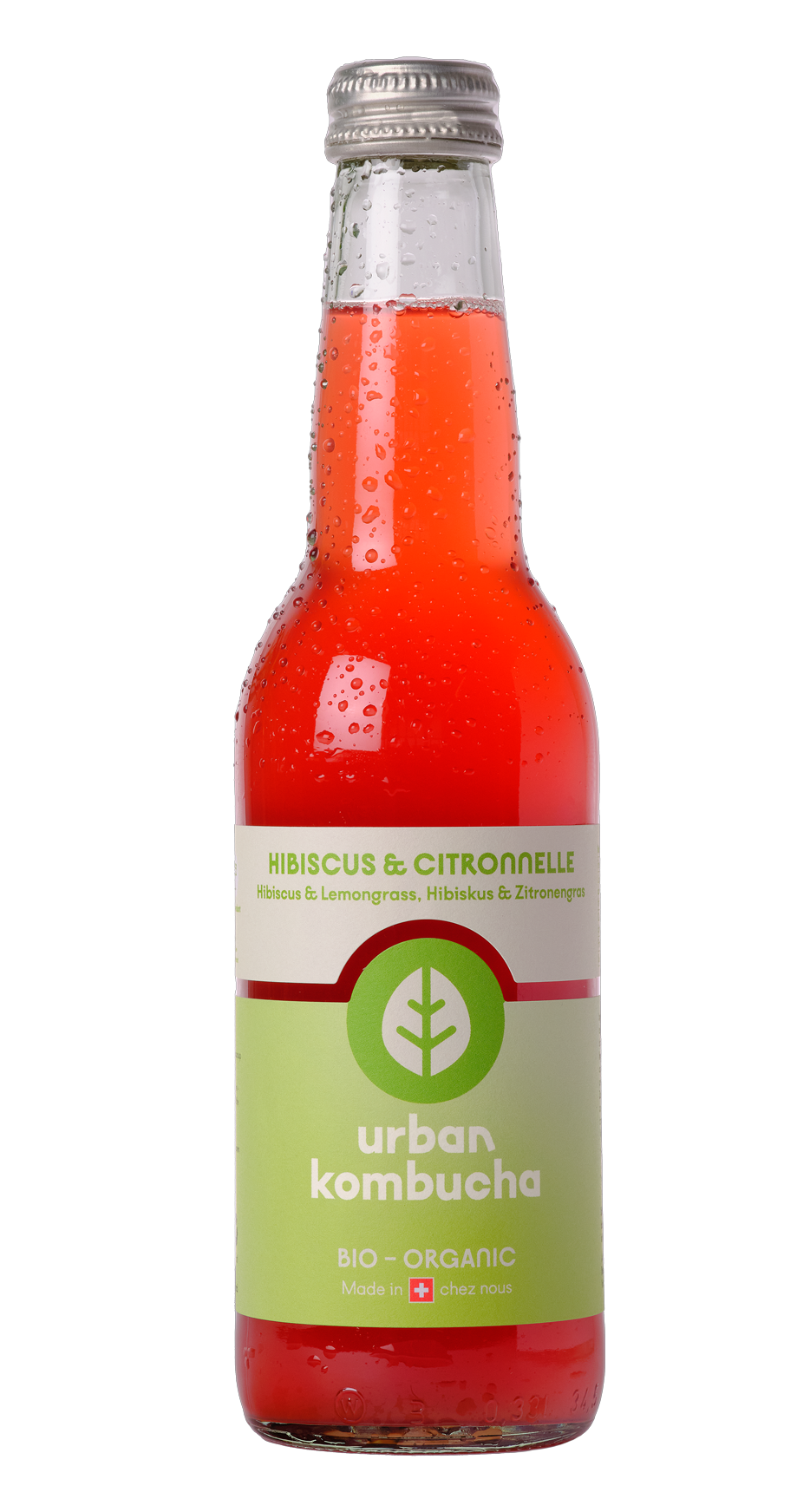 Urban Kombucha VP  **
Citronnelle-Hibiscus 12-pack