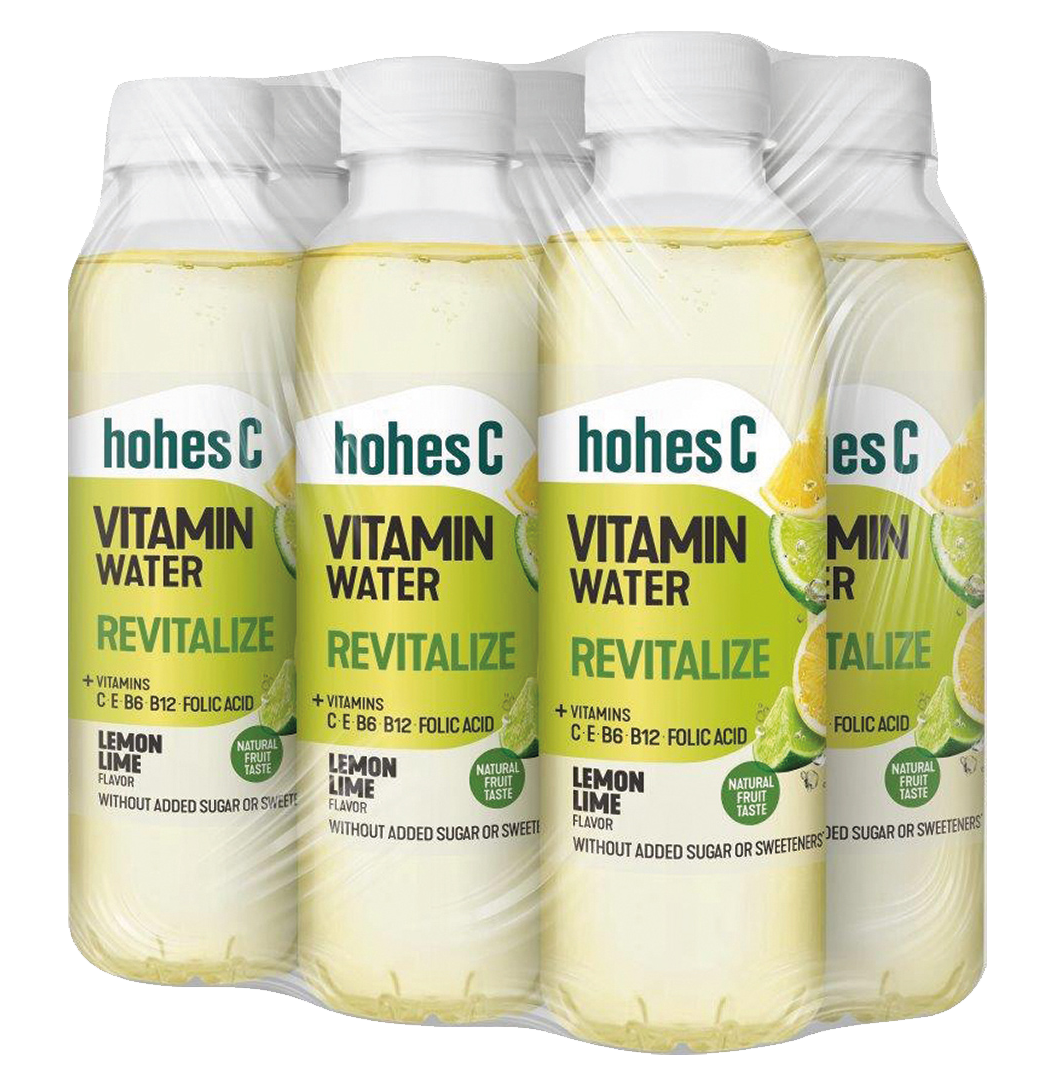 Hohes C Vitamin Active citron-citron vert Pet
6-pack