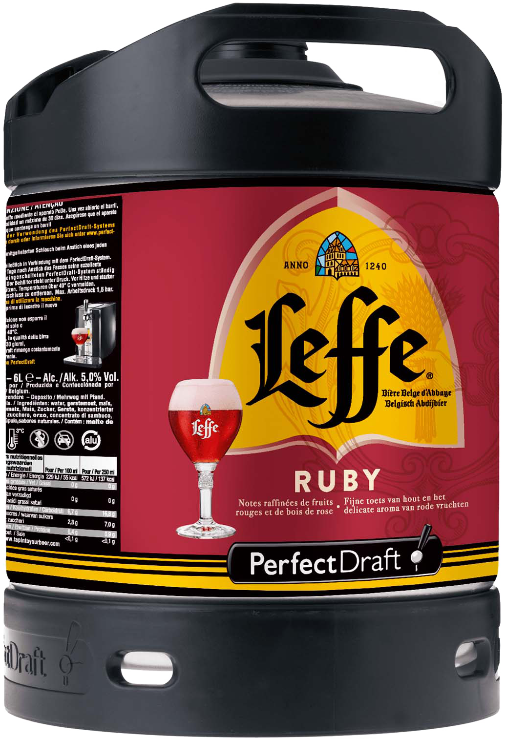 Leffe Ruby 6l mini-fût  **
Perfect Draft