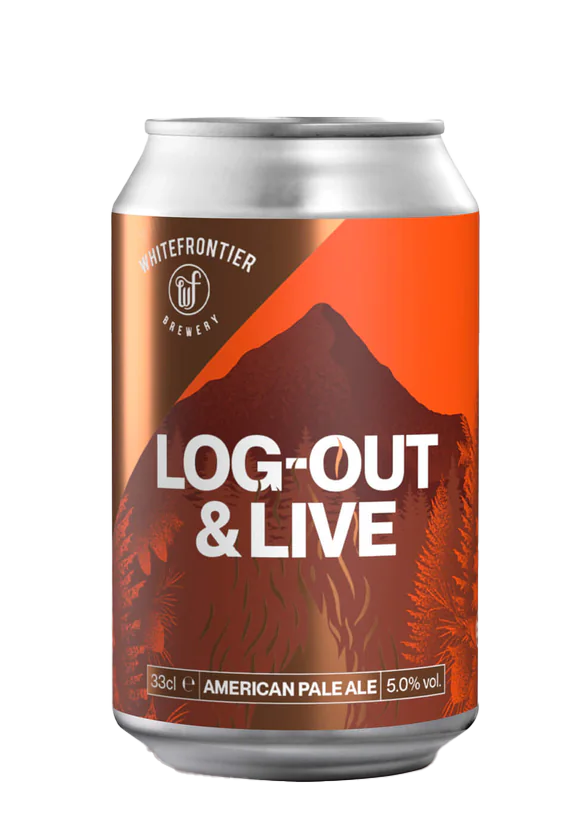 /Log-out & live american pale ale Boîte 12-pack  **Brasserie Whitefrontier