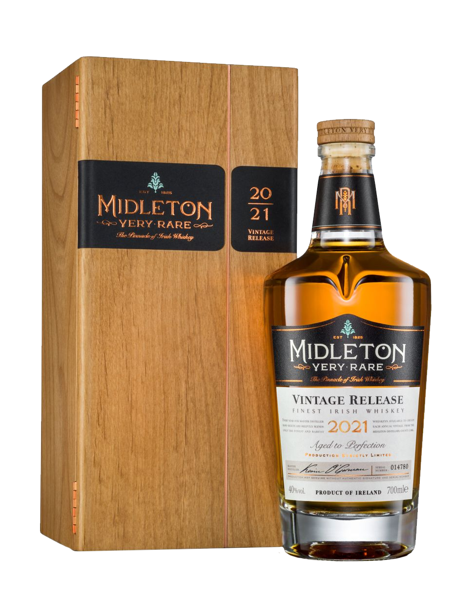 Midleton Whiskey  
Very Rare Triple Distilled