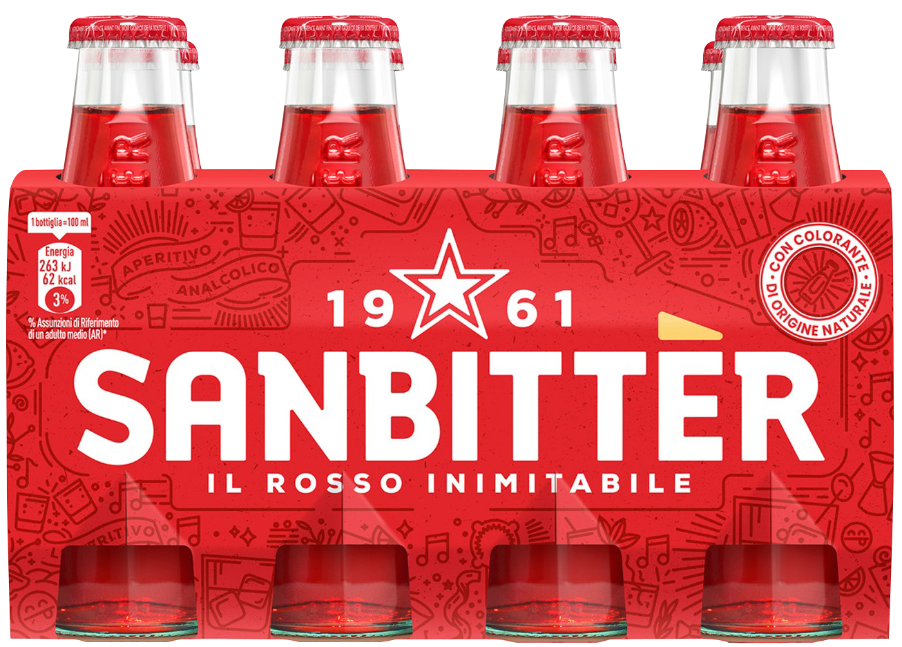 Sanbitter Rosso VP4 x 8-pack