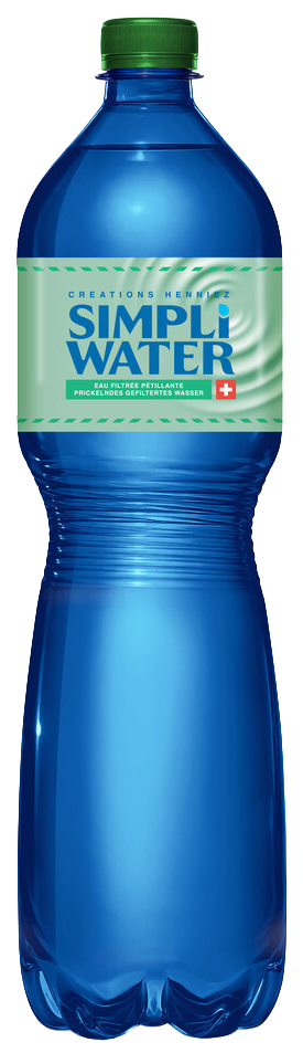 Simpli Water sparkling Pet bouchon vert **
Harasse