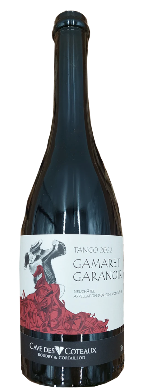 /Tango gamaret-garanoir Neuchâtel AOC
Cave des Coteaux Cortaillod