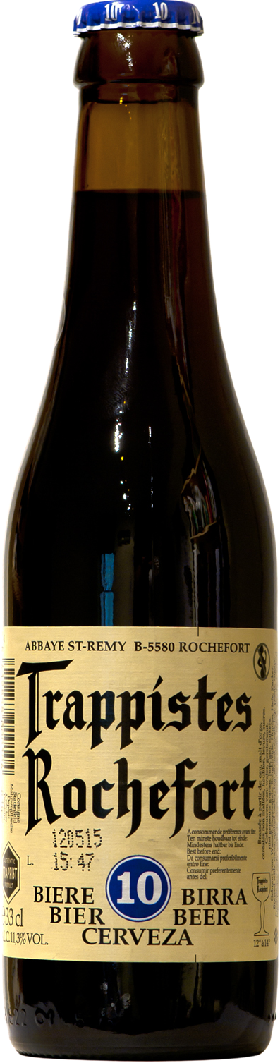 Trappiste Rochefort 10 VC  
Harasse Belgique