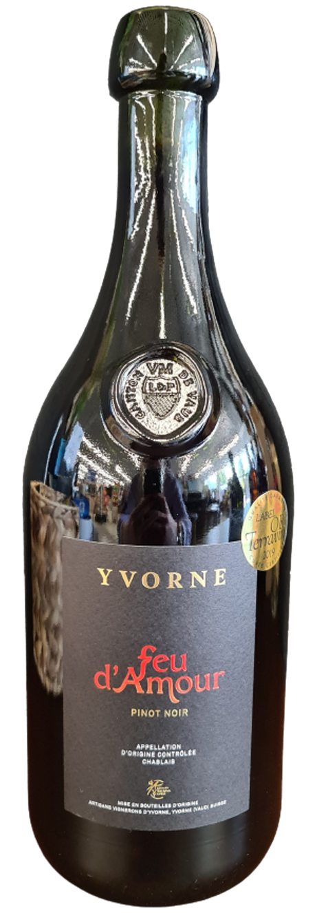 Yvorne rouge Feu d'Amour C/BoisArtisans Vignerons Yvorne AOC